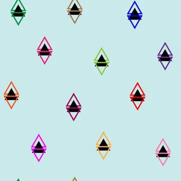 Abstract geometric pattern. Seamless vector background. Simple graphic design. Stock Illustration