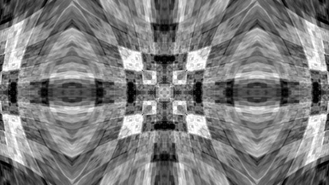 Abstract Geometric Pattern Seamlessly Repeating Across Black Background wit.. Stock Footage 341719373