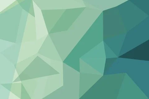 Abstract geometric pattern with shades of green and blue イラスト素材
