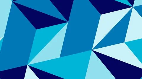 Abstract geometric pattern with sharp blue triangles and light blue facets fo Иллюстрация