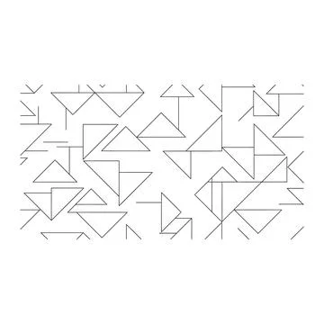 Abstract geometric pattern with sharp lines and triangles 스톡 일러스트