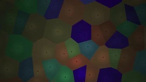 Abstract Geometric Pattern with Shifting Colorful Polygonal Shapes and Soft.. Stock Footage 341804514