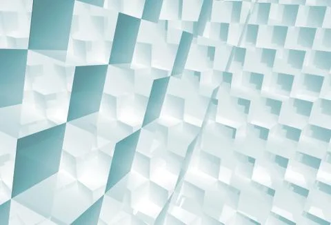Abstract geometric pattern, shiny cubes 3 d 스톡 일러스트