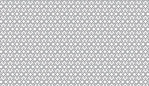 Abstract geometric pattern with silver lines on white background seamless Stockillustratie