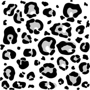 Abstract geometric pattern on the skin of a jaguar Stock Illustration