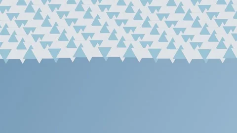 Abstract geometric pattern with small floating blue triangles over a soft g.. Stock Footage 341290035