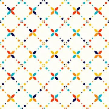 Abstract geometric pattern, small spots and dots Illustrazione stock