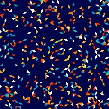 Abstract geometric pattern, small spots and dots 스톡 일러스트