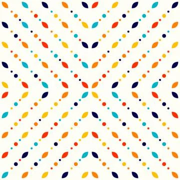 Abstract geometric pattern, small spots and dots Stock Illustration