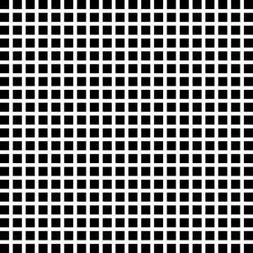 Abstract geometric pattern with small squares. Black and white color vector Stock Illustration