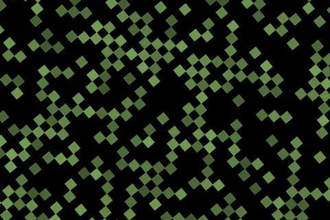 Abstract geometric pattern with small squares on black background 库存插图