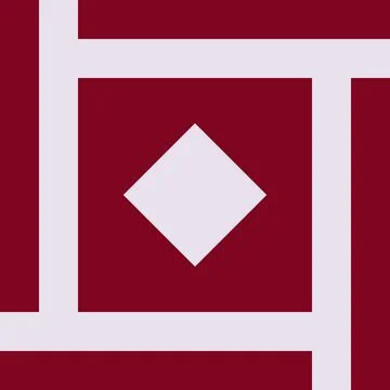 Abstract Geometric Pattern with Square and Diamond Shapes Stock Illustration