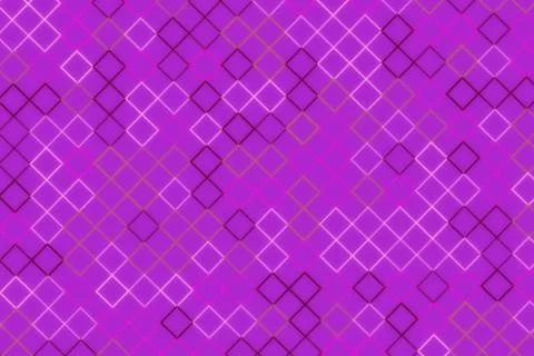 Abstract geometric pattern with squares and lines in purple Stock Illustration