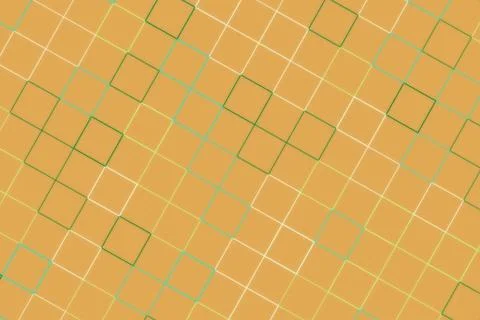 Abstract geometric pattern with squares and lines in beige Stock Illustration