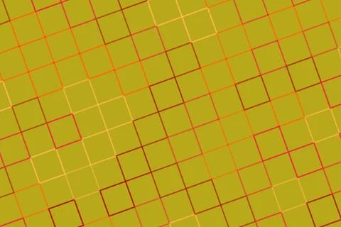 Abstract geometric pattern with squares and lines in brown Stock Illustration