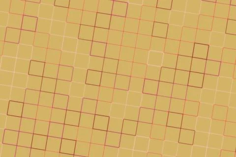 Abstract geometric pattern of squares on beige background 스톡 일러스트