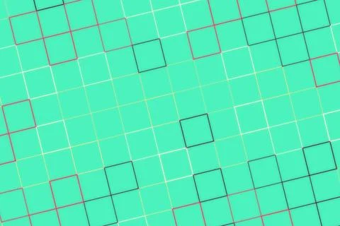 Abstract geometric pattern with squares on a bright background Stock Photos