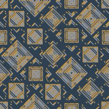 Abstract geometric pattern with squares Stock Illustration