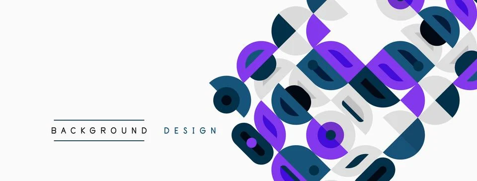 Abstract geometric pattern. Squares overlap creating dynamic visual effect. Stockillustratie