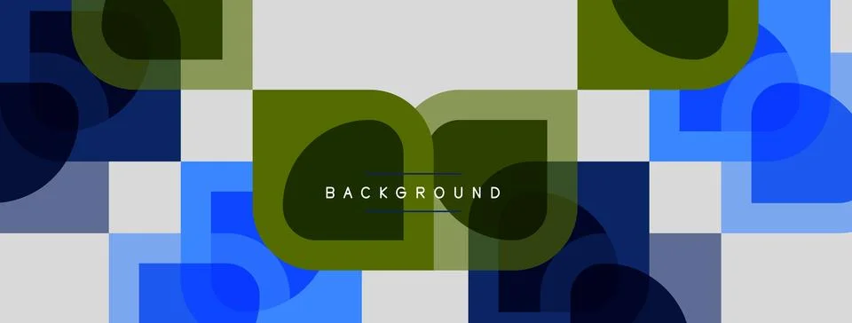 Abstract geometric pattern. Squares, rectangles overlap creating modern visua イラスト素材