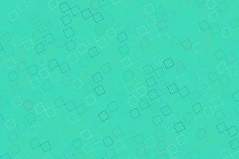 Abstract geometric pattern with squares on a teal background イラスト素材