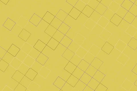 Abstract geometric pattern of squares on yellow background 스톡 일러스트