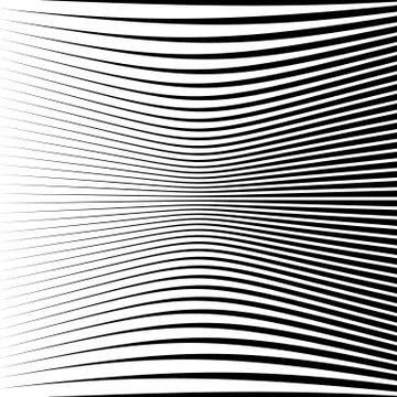 Abstract geometric pattern with squeezed-compressed distortion effect Stock Illustration