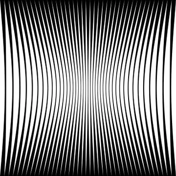 Abstract geometric pattern with squeezed-compressed distortion effect Stock Illustration