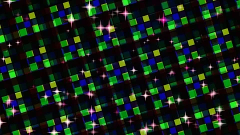 Abstract Geometric Pattern with Stars Stock Footage 331493310