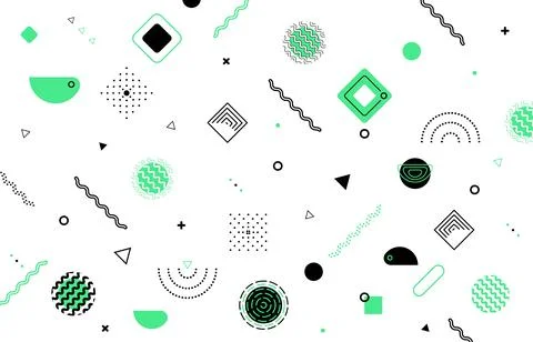 Abstract geometric pattern step of minimal style artwork. Stock Illustration