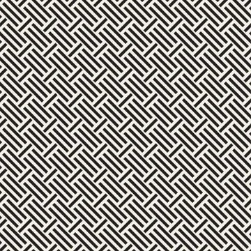 Abstract Geometric Pattern With Stripes Lattice. Seamless Vector Background Stock Illustration