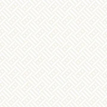Abstract Geometric Pattern With Stripes Lattice. Subtle Seamless Vector Stock Illustration