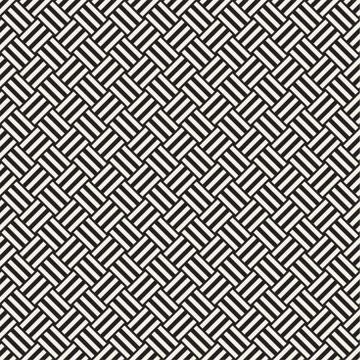 Abstract Geometric Pattern With Stripes Lattice. Seamless Vector Background Illustrazione stock