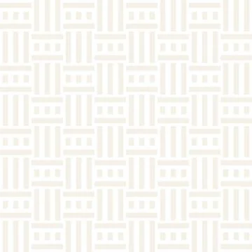 Abstract Geometric Pattern With Stripes Lattice. Subtle Seamless Vector Stock Illustration