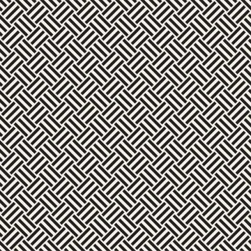 Abstract Geometric Pattern With Stripes Lattice. Seamless Vector Background Illustrazione stock