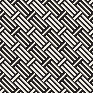 Abstract Geometric Pattern With Stripes Lattice. Seamless Vector Background Illustrazione stock