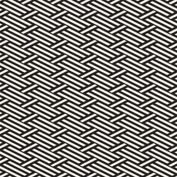 Abstract Geometric Pattern With Stripes Lattice. Seamless Vector Background イラスト素材