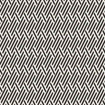 Abstract Geometric Pattern With Stripes Lattice. Seamless Vector Background Illustrazione stock
