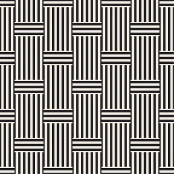 Abstract Geometric Pattern With Stripes Lattice. Seamless Vector Background 스톡 일러스트