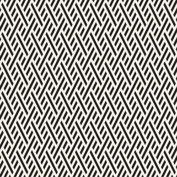 Abstract Geometric Pattern With Stripes Lattice. Seamless Vector Background Illustrazione stock