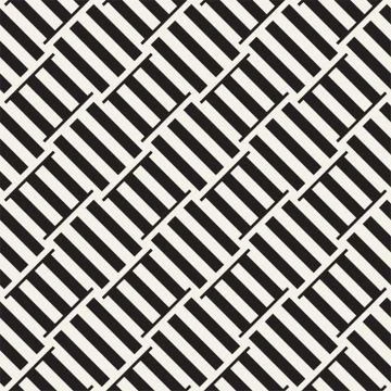 Abstract Geometric Pattern With Stripes Lattice. Seamless Vector Background Illustrazione stock