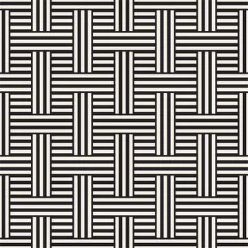 Abstract Geometric Pattern With Stripes Lattice. Seamless Vector Background イラスト素材