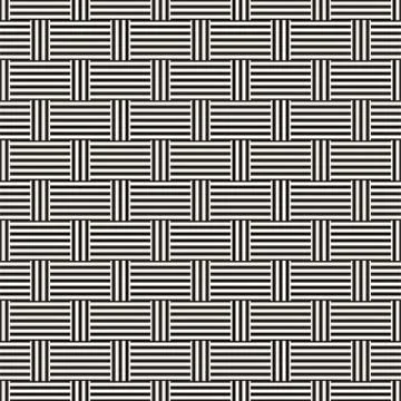 Abstract Geometric Pattern With Stripes Lattice. Seamless Vector Background Stock Illustration