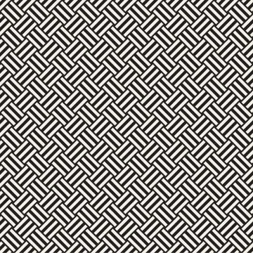 Abstract Geometric Pattern With Stripes Lattice. Seamless Vector Background Illustrazione stock