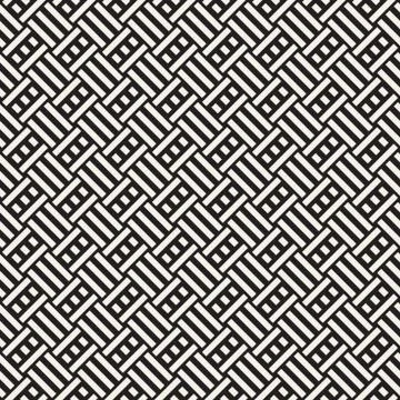 Abstract Geometric Pattern With Stripes Lattice. Seamless Vector Background イラスト素材