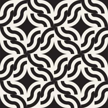 Abstract geometric pattern with stripes, lines. Seamless vector ackground. Bl Stock Illustration