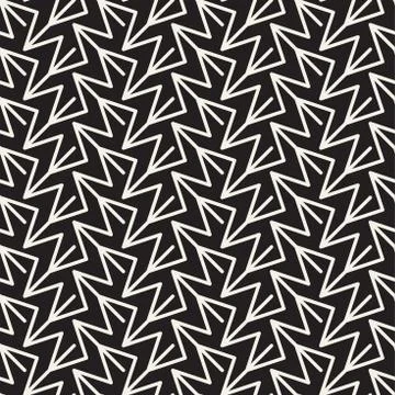 Abstract geometric pattern with stripes, lines. Seamless vector ackground. Bl 스톡 일러스트