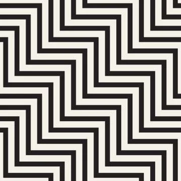 Abstract geometric pattern with stripes, lines. Seamless vector ackground. Bl Stock Illustration