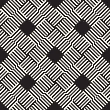 Abstract geometric pattern with stripes, lines. Seamless vector ackground. Bl 스톡 일러스트