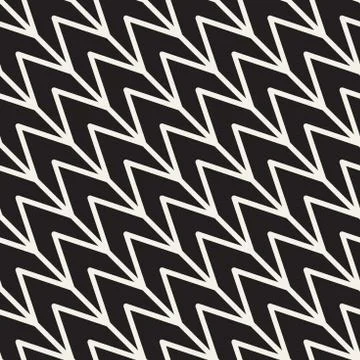 Abstract geometric pattern with stripes, lines. Seamless vector ackground. Bl Stock Illustration